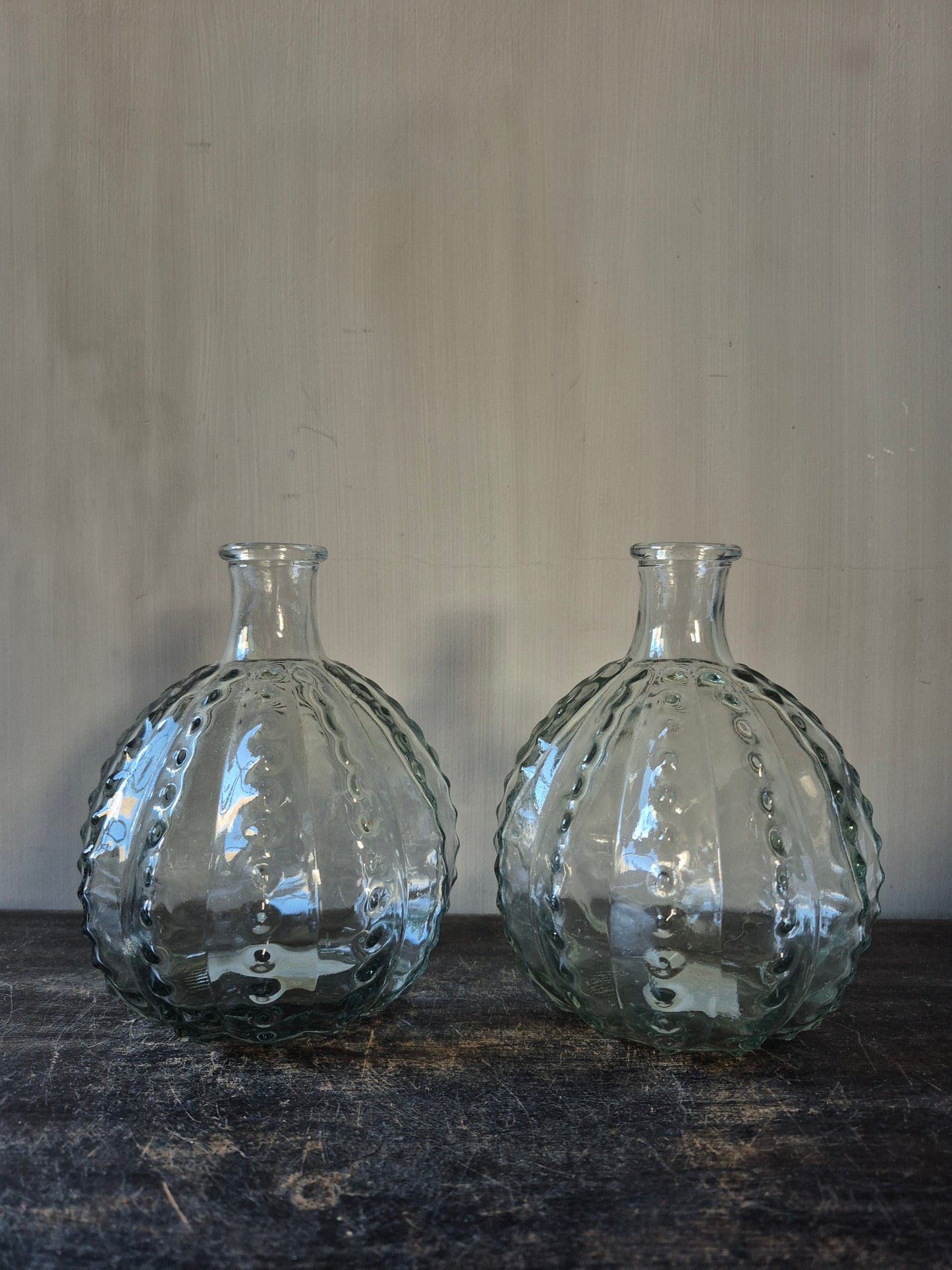 Set van 2 transparante vaasjes (nr 6)