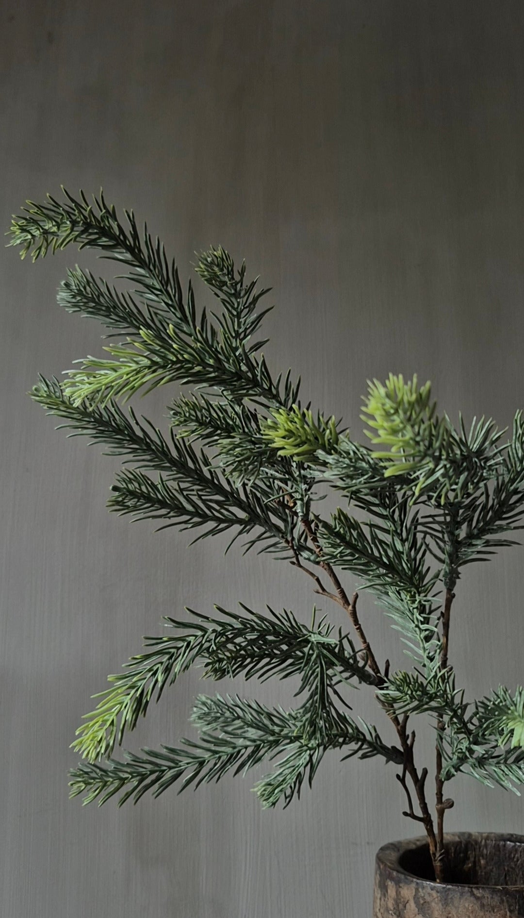 Blauwspar kunsttak real touch - 62 cm