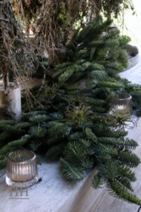 Dennnentak kunst kerst nordmann tak 50cm