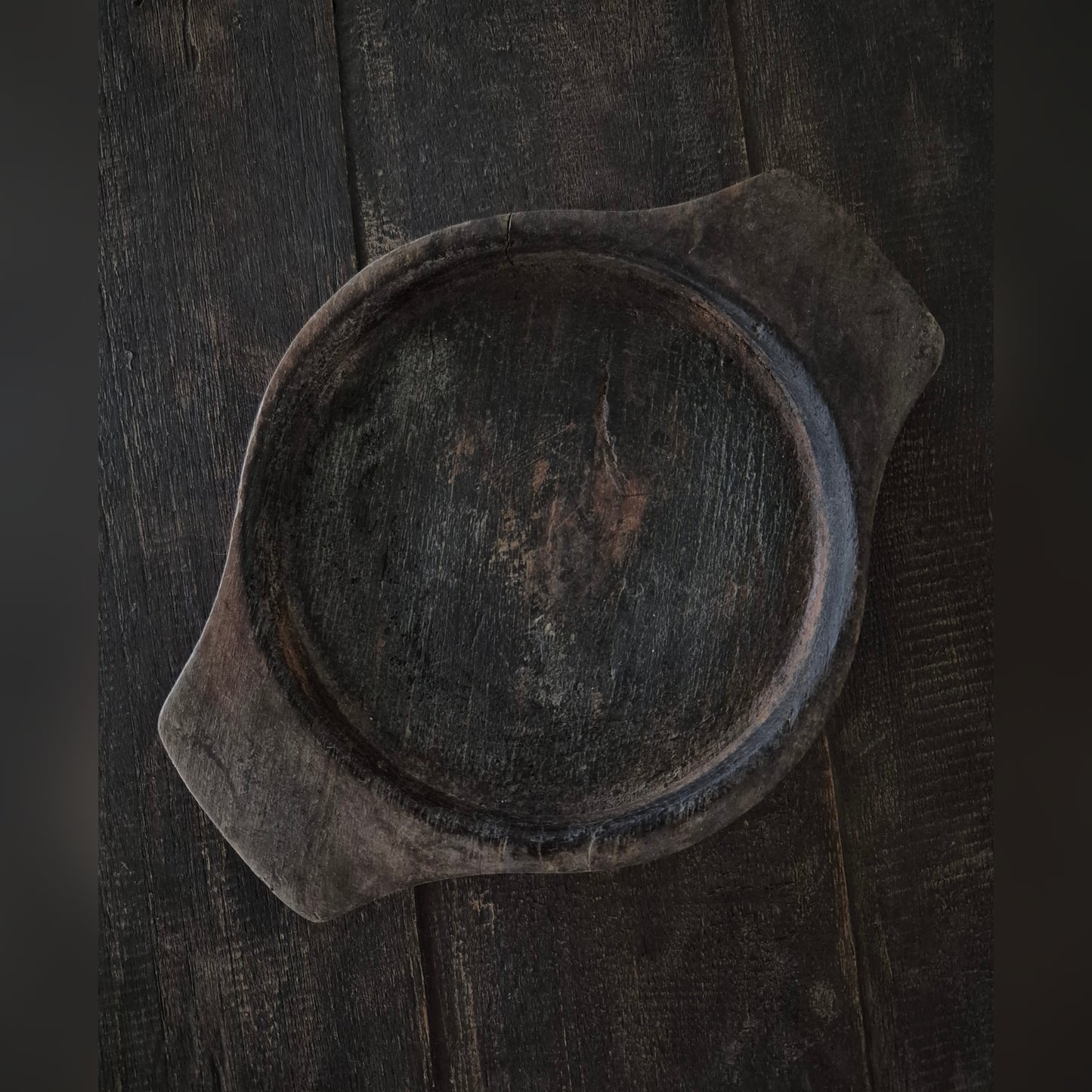 Onderzetter - wooden plate Aura Peeperkorn