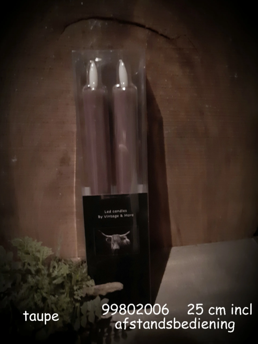 Toffee bruine led dinerkaars