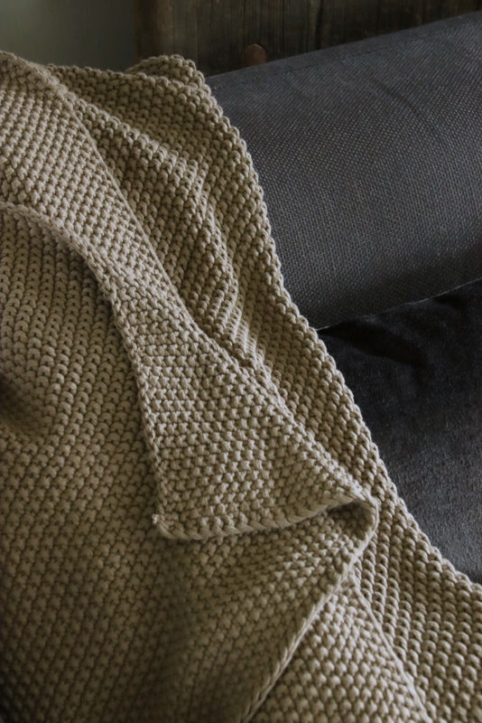 Woondeken / plaid Sofia kaki