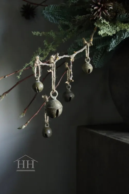 Set oude antieke koperen belletjes (set 2)