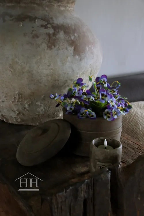 Kunst viooltje paars