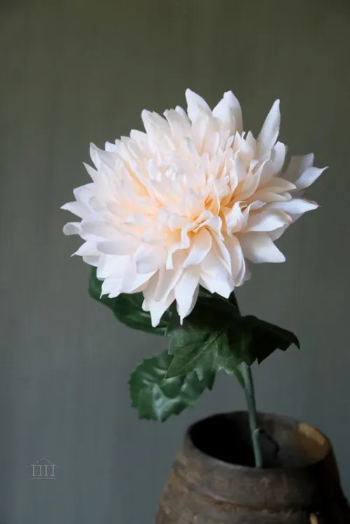 Kunstbloem dahlia zalm 69cm
