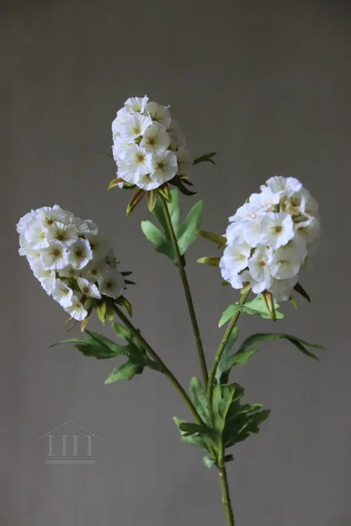 Kunst dianthus wit 77 cm