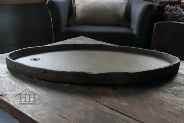 Betontablett/Schale OVAL 80 cm Eigenmarke Hillary'sHome