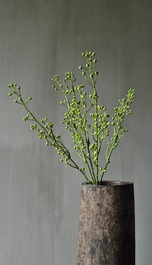 Deko-Zweig grün mit Beeren 52 cm