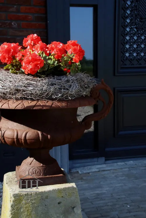 Franse geranium kunstplant rood - 36 cm - UV & Water bestendig