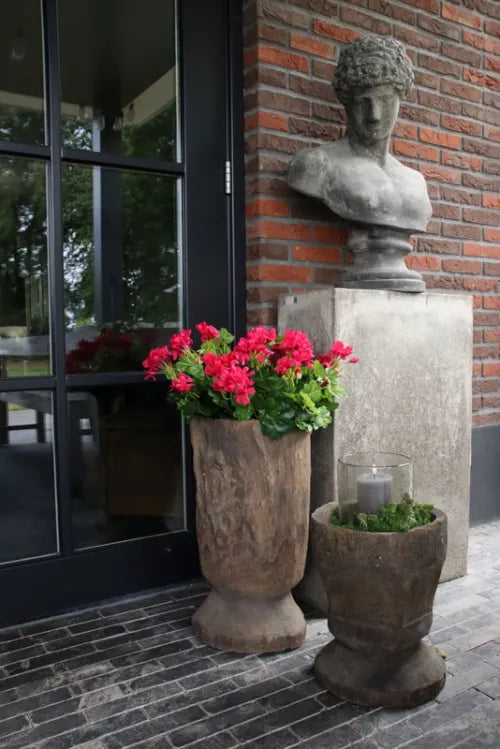 Oostenrijkse geranium kunstplant donker roze - 40 cm