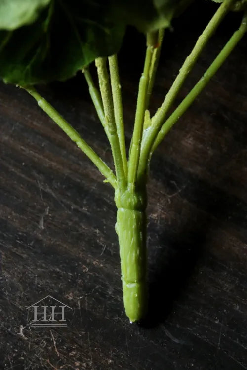 Geranium kunstplant rood - 26 cm