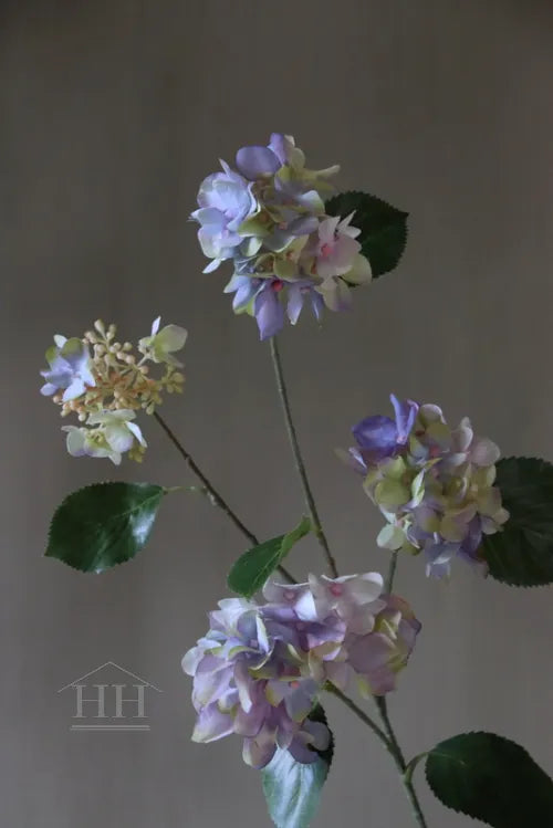 Kunst hortensia lila 80 cm