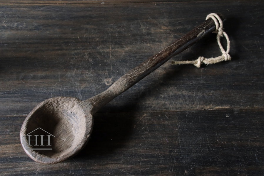 Decoratieve houten lepel