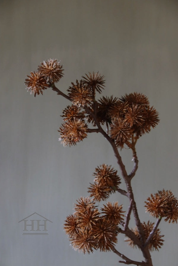 Kunst kastanjetak bruin - 69cm