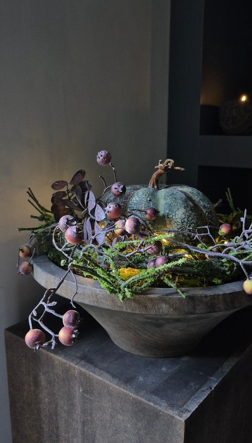 Artificial moss wreath green - 30 cm