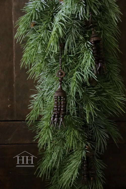 Ceder kunsttoef real touch 78cm met 3 deco hangers