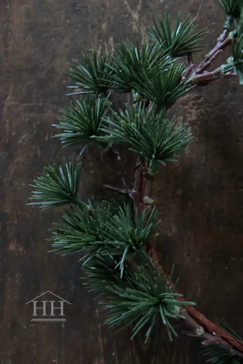 Künstlicher Lärchenkranz S - ⌀25cm