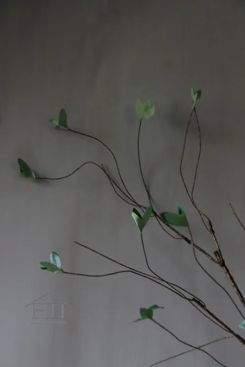 Kunsttak met groene blaadjes - 102 cm