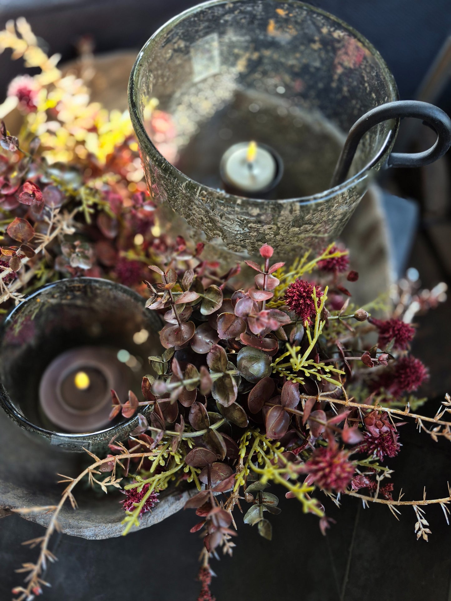 Kleine kunstbol rood