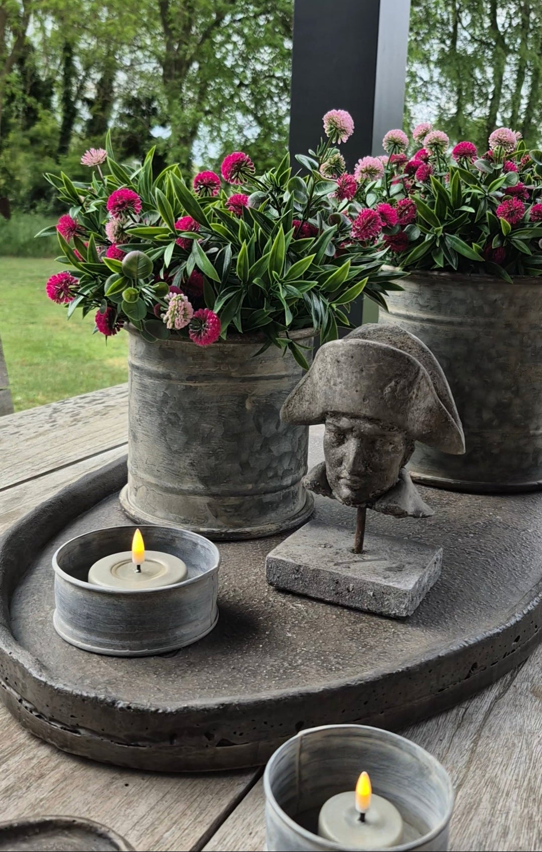 Zinken pot recht - 16 cm
