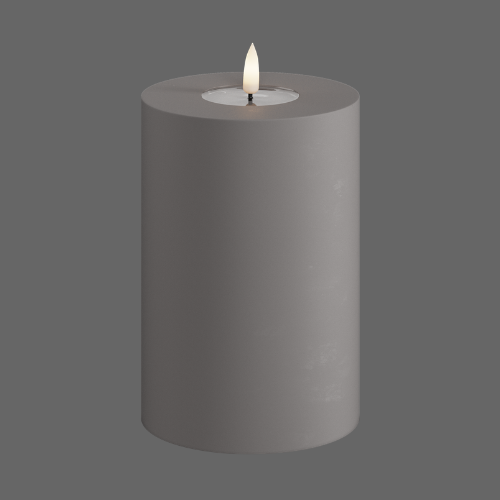 Led buitenkaars grijs - Deluxe Homeart