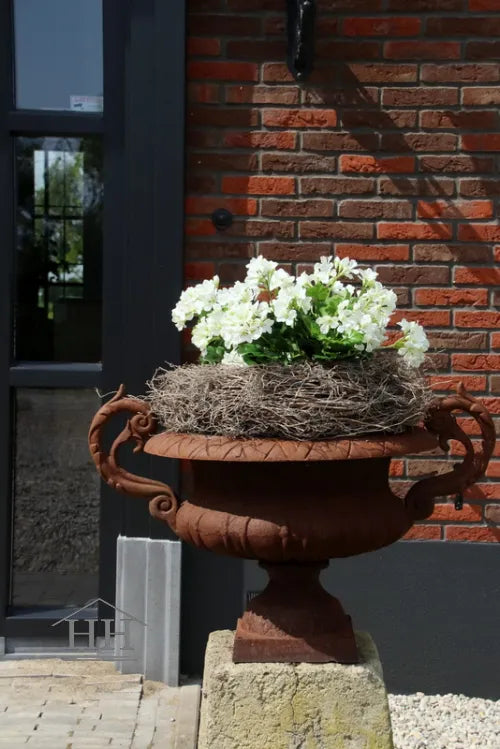 Oostenrijkse geranium kunstplant wit - 40 cm - UV-bestendig