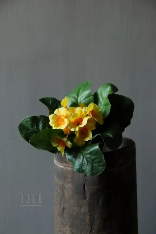 Primel Kunstblume gelb - 20 cm