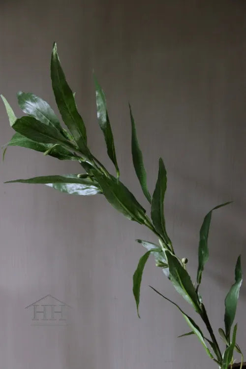 Kunst ruellia blad met bessen S 74cm