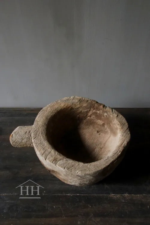 Wooden ukhali met handvat Aura Peeperkorn (C6)