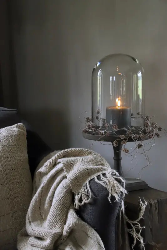 Windlicht kerstdecoratie - Hillary'sHomedennenappels