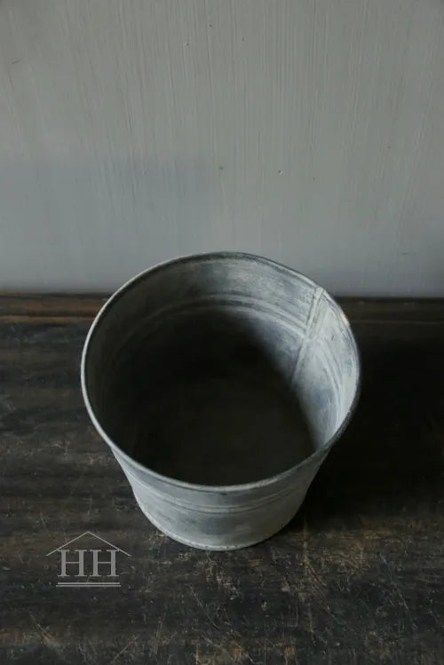 Rond zinken potje 10cm
