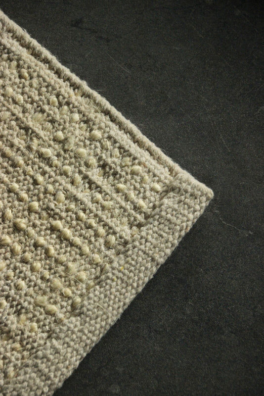 Juteteppich Elfenbein