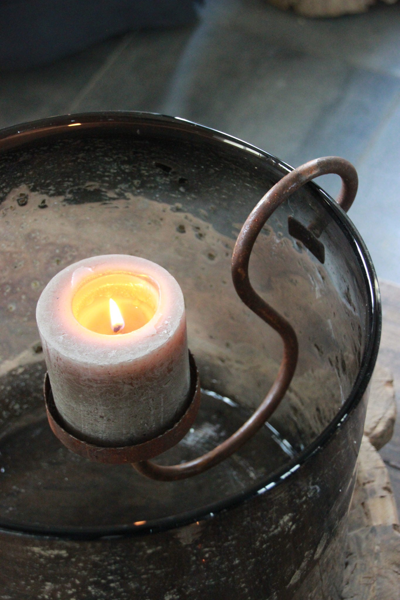 Kandelaar exclusief roest