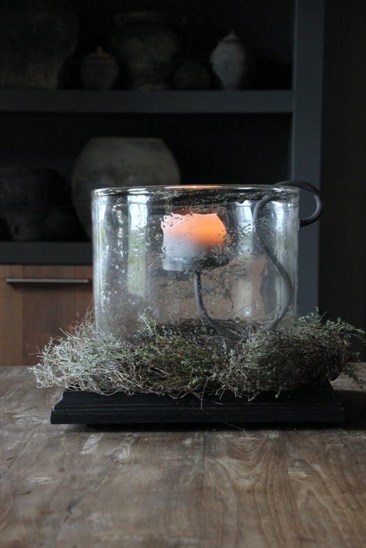 Dienblad 45 x 45 eigen label Hillary'sHome passend voor windlicht 35 cm Puur Wonen