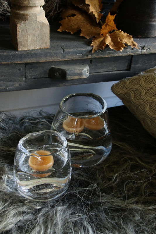 Drijfkaars amber 3 stuks kopen?