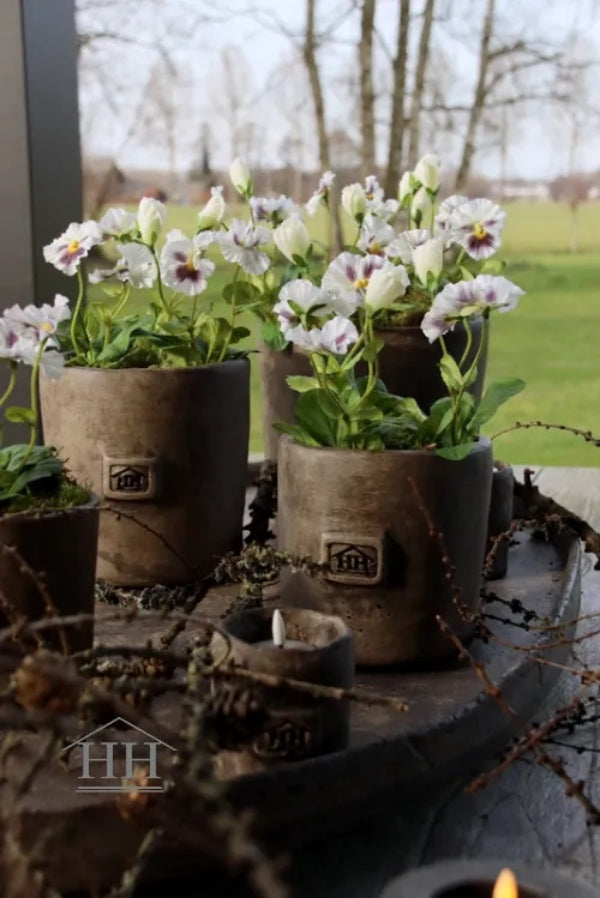 Kunstbloemen bosjes zoals violen van zijde