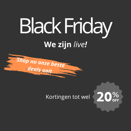 We zijn live - Black Friday