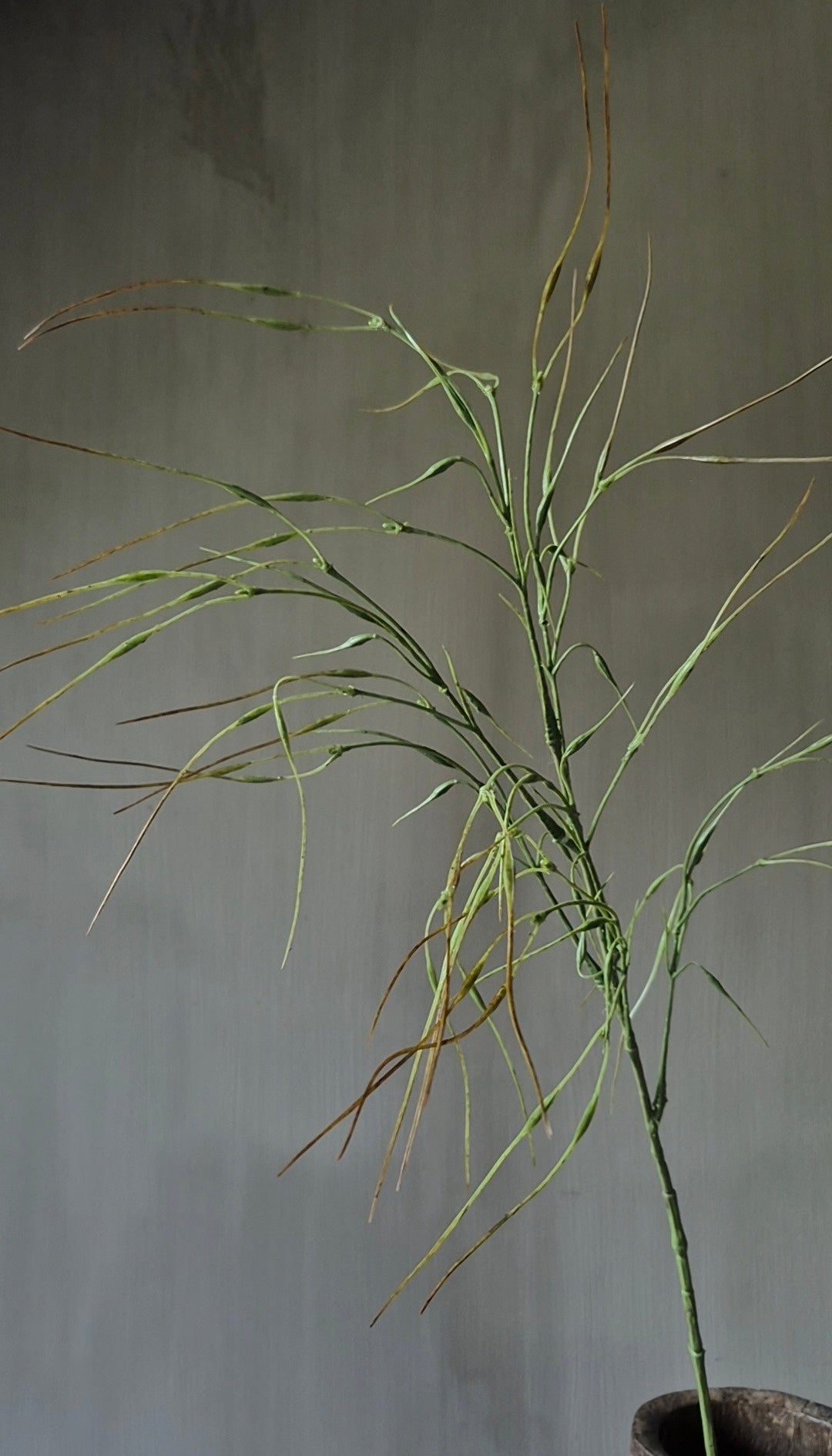 Ziergras-Kunstzweig grün - 78 cm