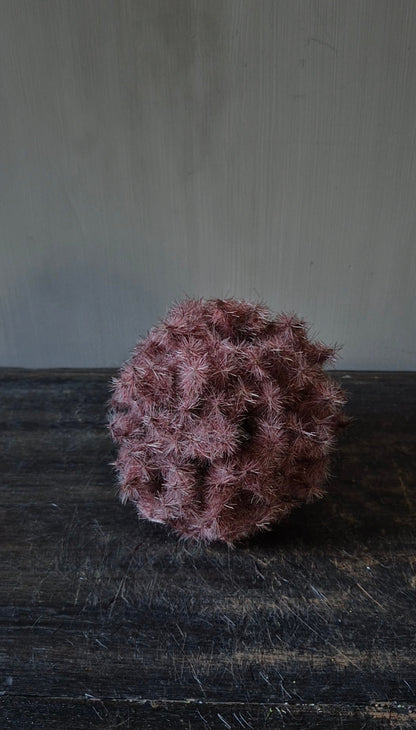 Kunstbol taraxacum roze 12 cm