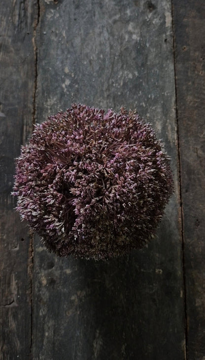 Artificial Eupatorium ball purple 15 cm