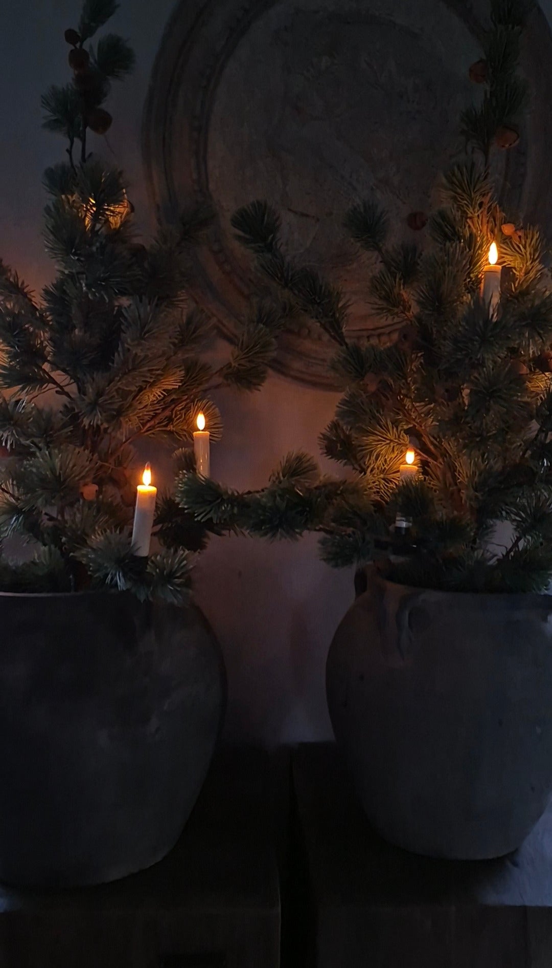 LED kerstboomkaarsjes op clip met afstandsbediening 10 stuks crème