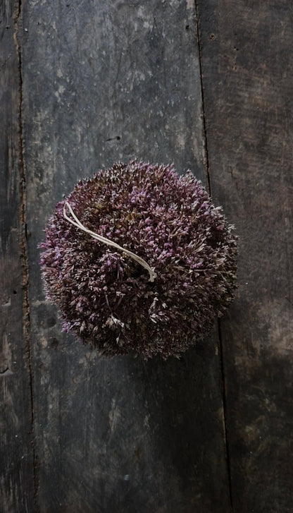 Artificial Eupatorium ball purple 15 cm