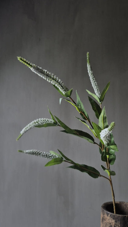 Kunstbloem veronica wit - 70 cm