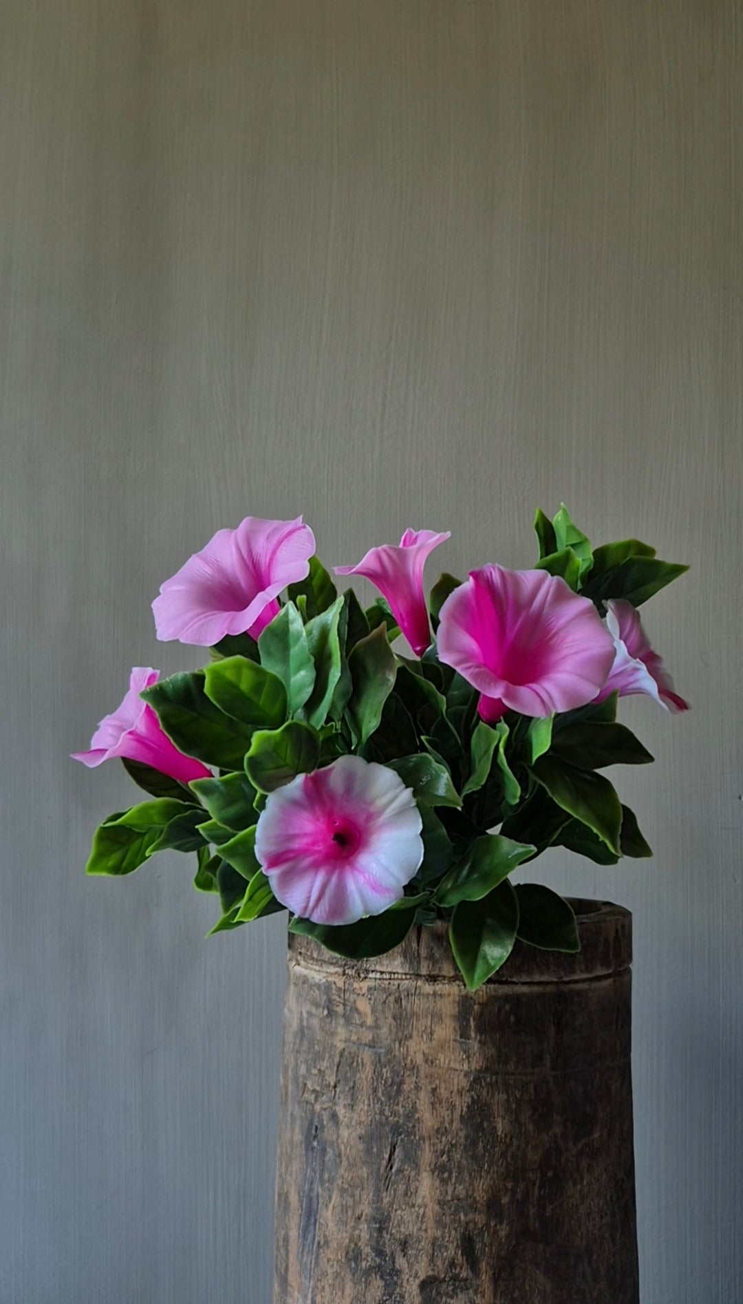 Petunia kunstplant roze UV 28 cm