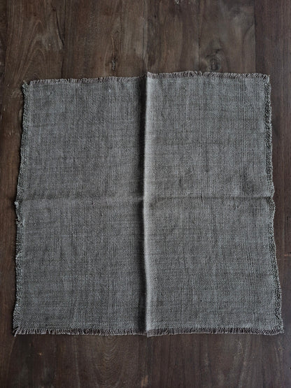 Linnen servet -2 stuks- Azra taupe Luksa 45x45cm