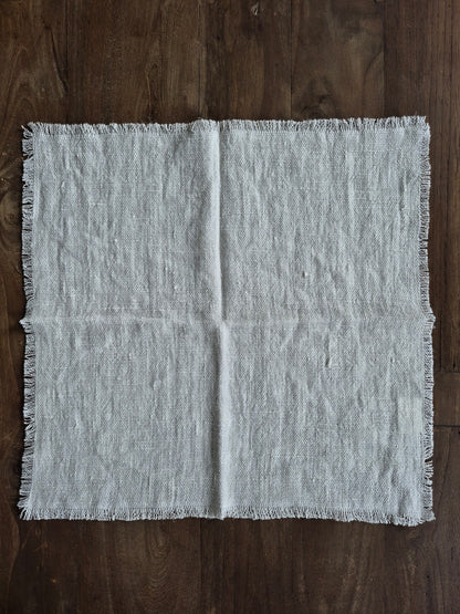 Linnen servet - 2 stuks- Azra off-White Luksa 45x45cm