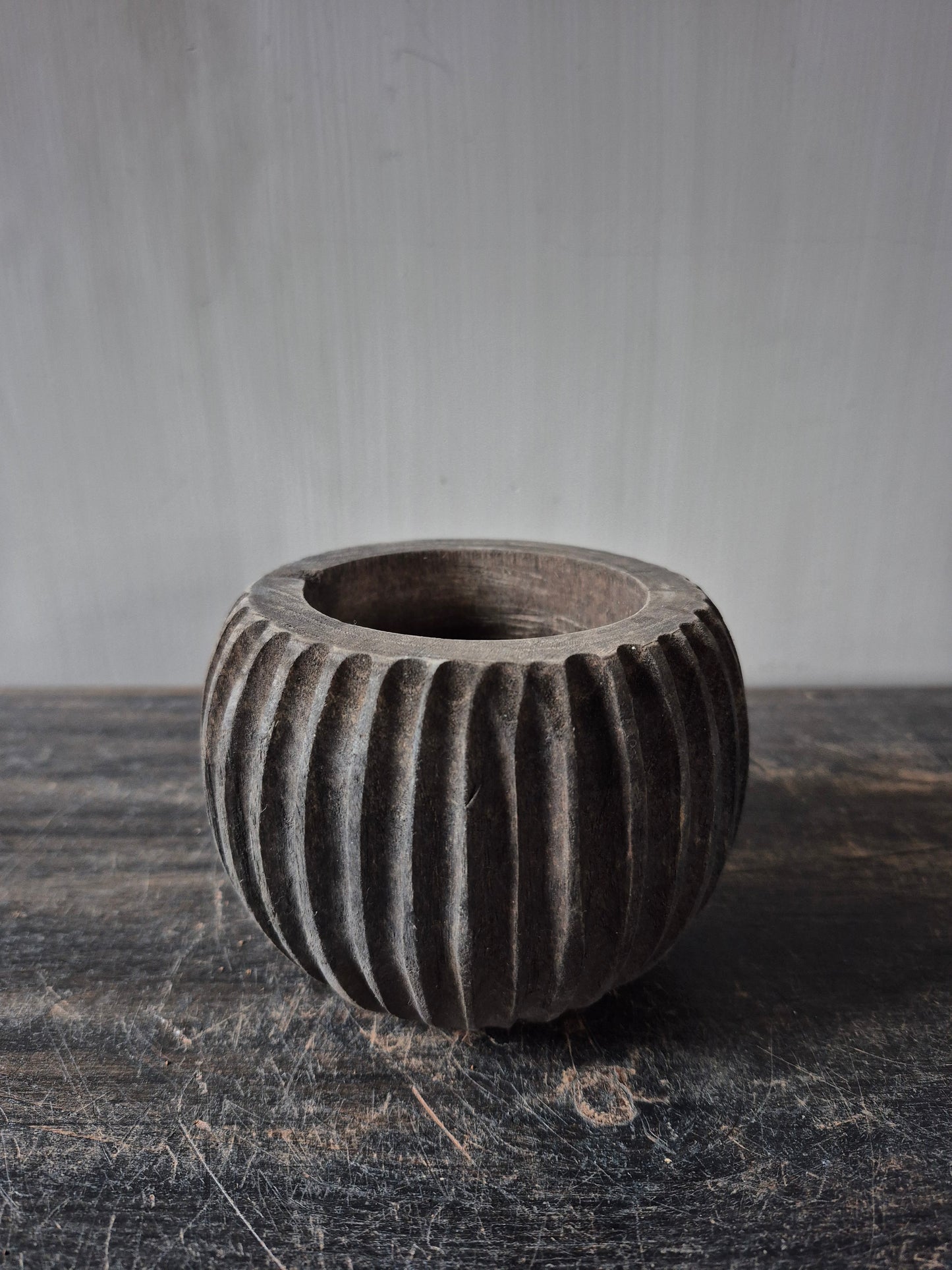 Wooden tealight holder Noëlle L
