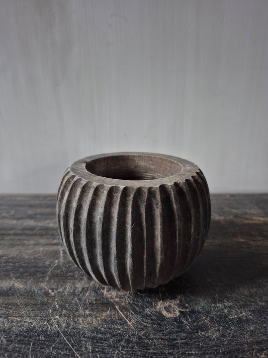 Houten waxinelichthouder Noëlle   L