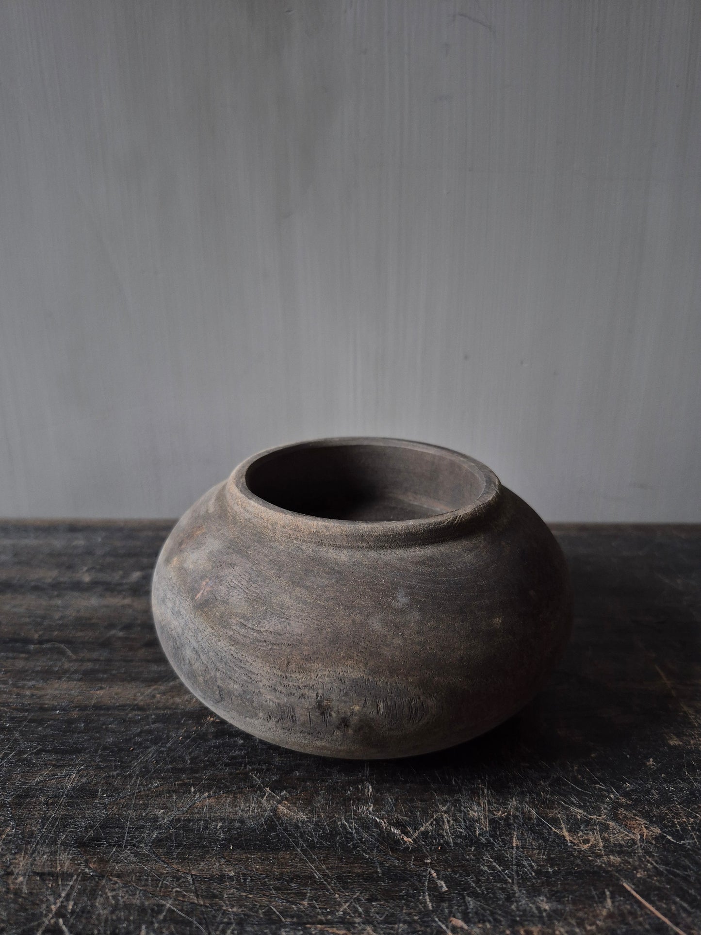 Houten waxinelichthouder Juri M