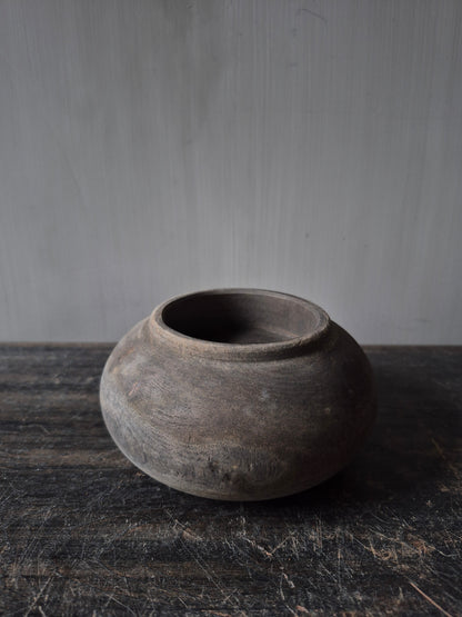 Houten waxinelichthouder Juri M